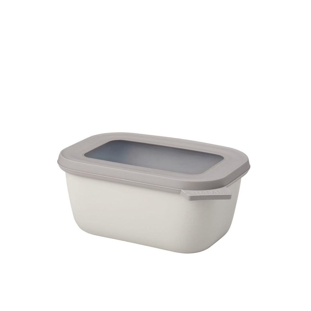 Mepal Multi Bowl Cirqula Dikdörtgen Saklama Kabı 750 ml Nordic White
