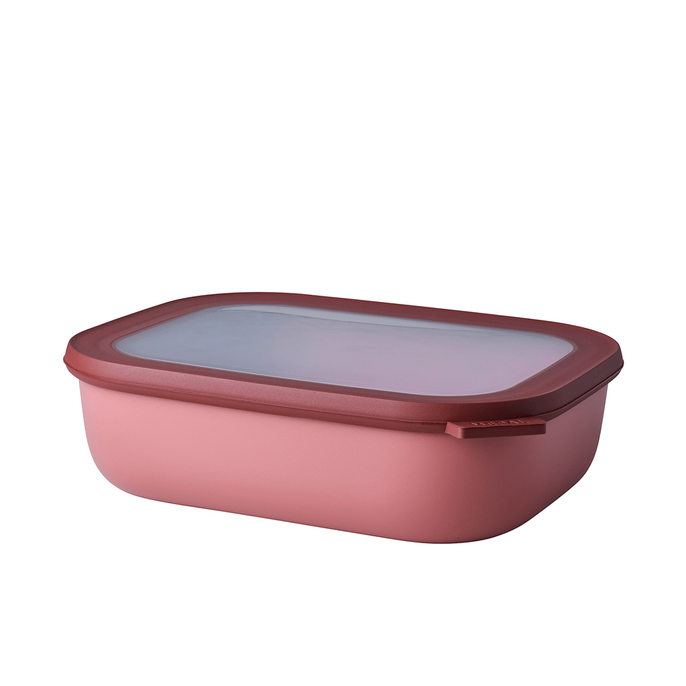 Mepal Multi Bowl Cirqula Dikdörtgen Saklama Kabı 2000 ml Vivid Mauve