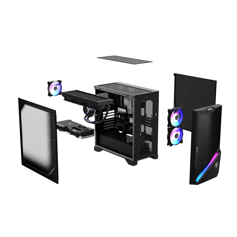 MPG INFINITE X3 AI 2NVR7-230TR ULTRA 7 265K 32GB DDR5 1000GB SSD RTX 5070 Ti VENTUS 3X 16G W11 GAMING DT PC