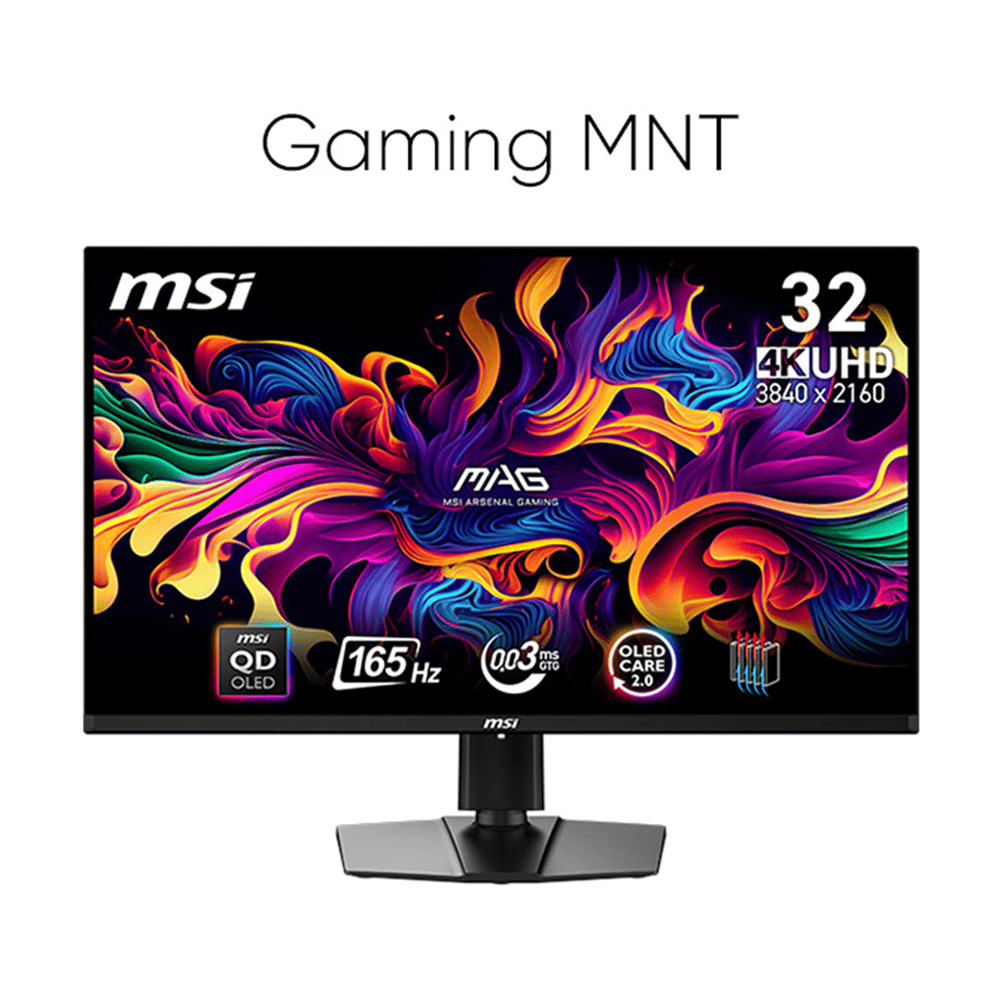 MSI 31.5 MAG 321UPX QD-OLED 3840x2160 (UHD) 16:9 FLAT 240HZ 0.03MS FREESYNC GAMING MONITOR