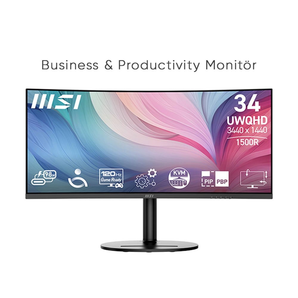 MSI 34 MODERN MD342CQP 1920x1080 (UWQHD) 16:9 CURVE IPS 120HZ 1MS MONITOR