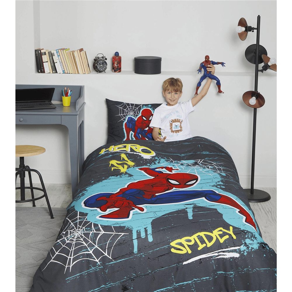 Özdilek Disney Spiderman Sense Tek Kişilik Nevresim Takımı Gri 72053997
