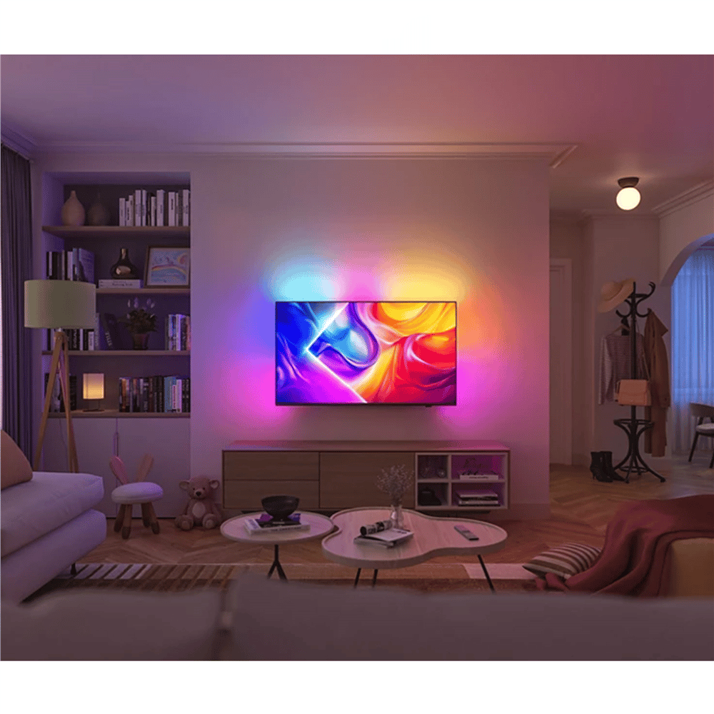 Philips 55PUS9000/62 139 cm 4K Qled TV 3 Taraflı Ambilight Titan OS İşlemci Dolby Atmos 120 Hz Uydulu