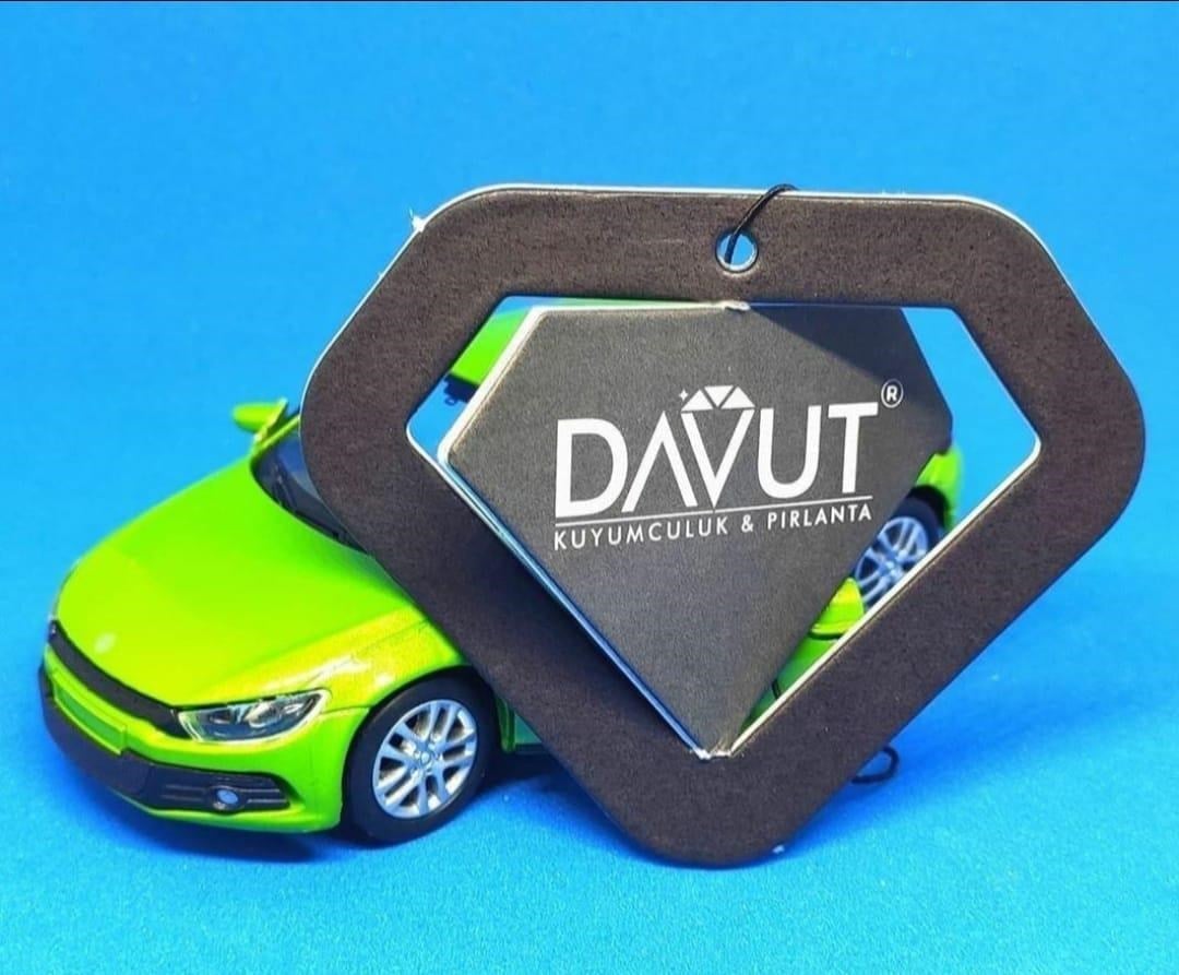 STANDART ESANSLI 3D BOYUTLU KESİMLİ PROMOSYON REKLAMLIK HEDİYELİK KARTON OTO ARAÇ ARABA KOKUSU