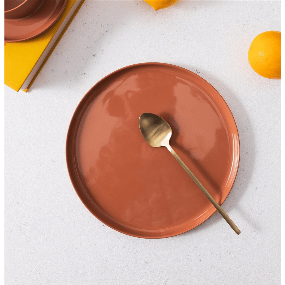 The Mia Cotta Limoges Pasta Tabağı Terracota