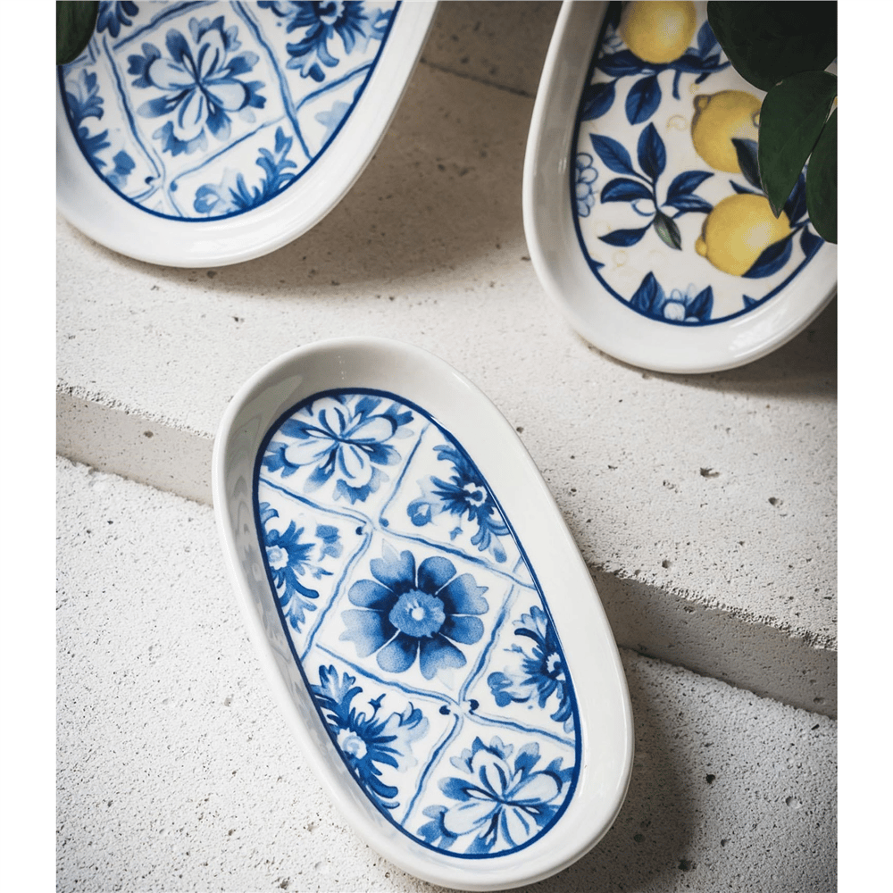 The Mia Odore Di Limone Oval Servis Tabağı Seti