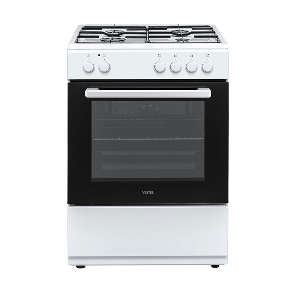 Vestel SF8400 DG 4 Gözlü Elektroturbo Solo Fırın Beyaz