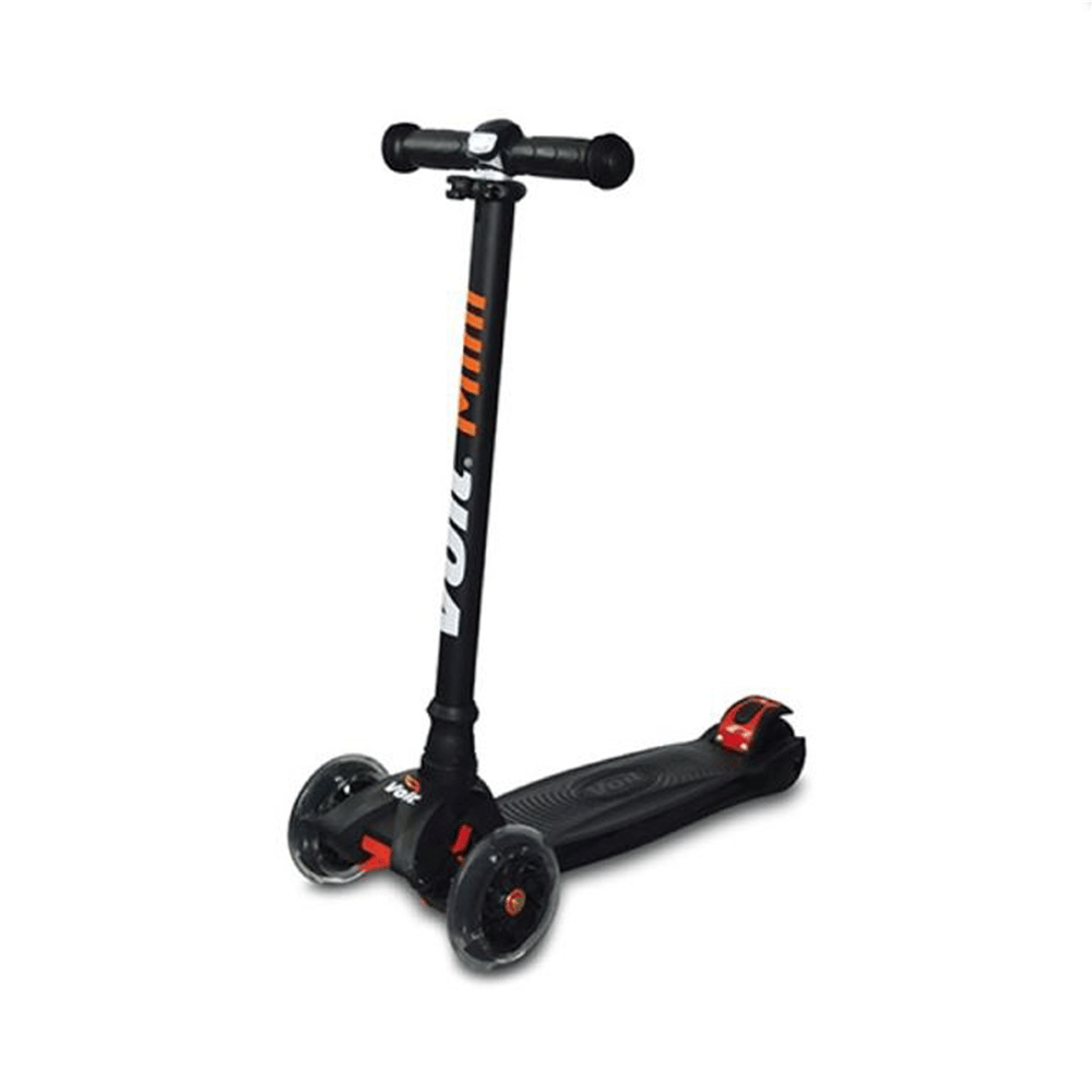 Voit 218 Işıklı 3 Teker Siyah Scooter