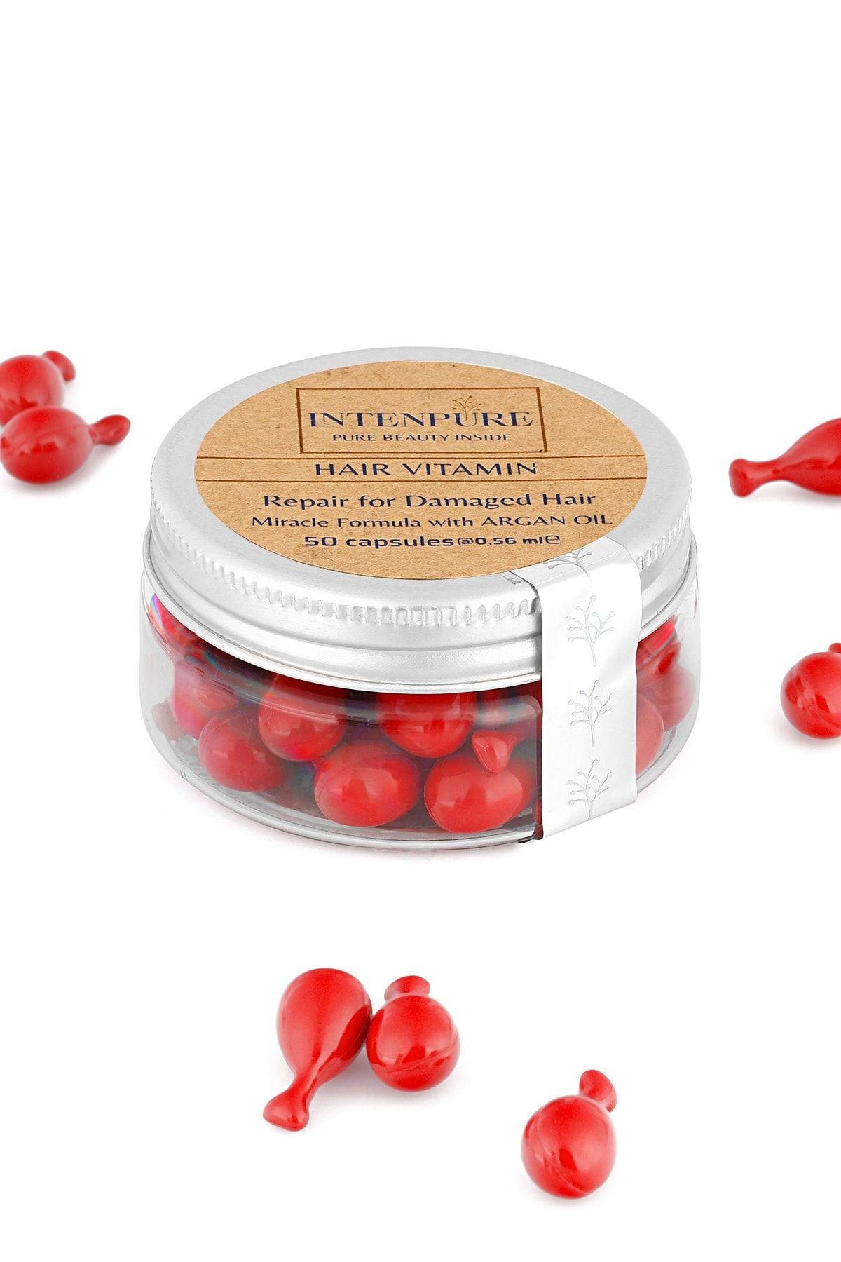 Aloevera Ve Argan Yağlı Kopan Ve Kırılgan Saçlar Için Mucizevi Iksir 50 Kapsül