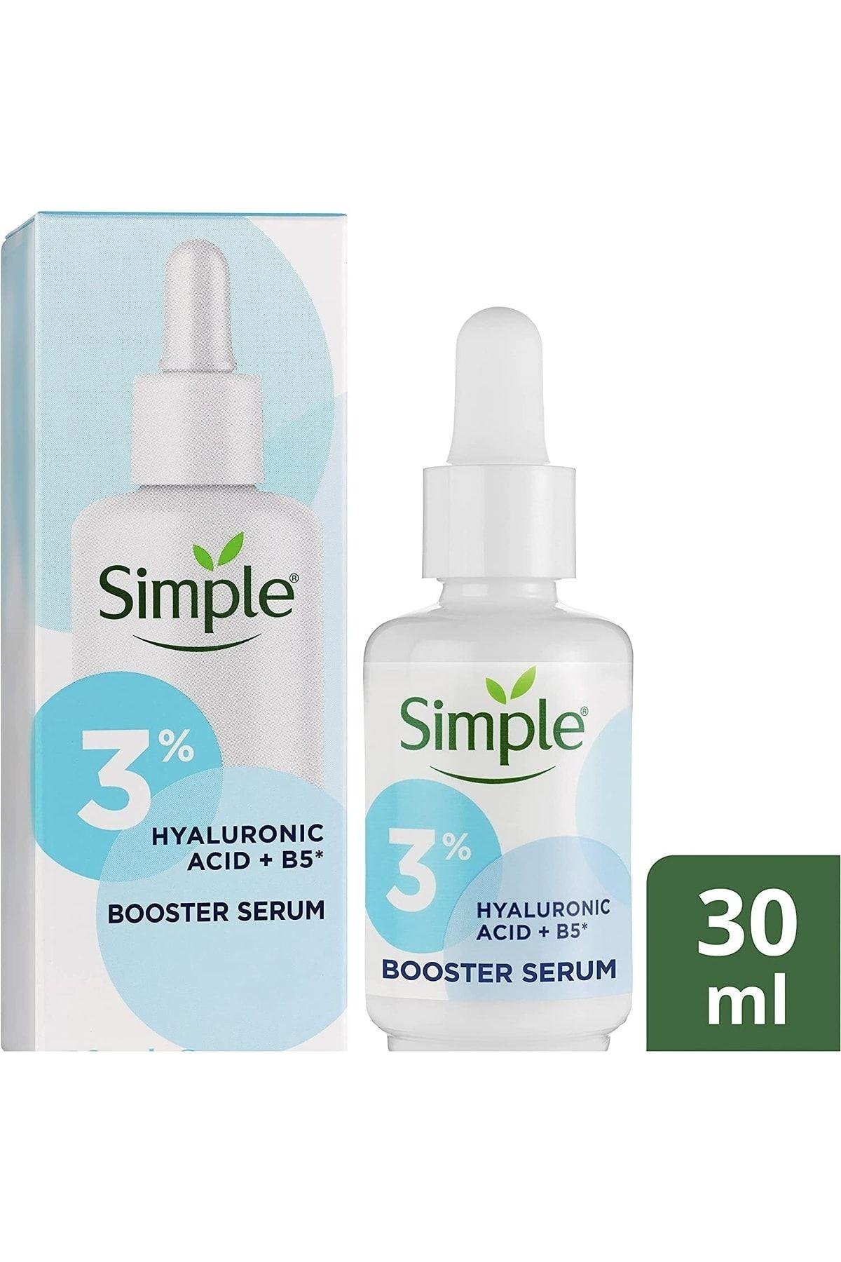 Booster Serum %3 Hyaluronik Asit + B5 Vitamini Derinlemesine Cilt Nemlendirme 30 ml