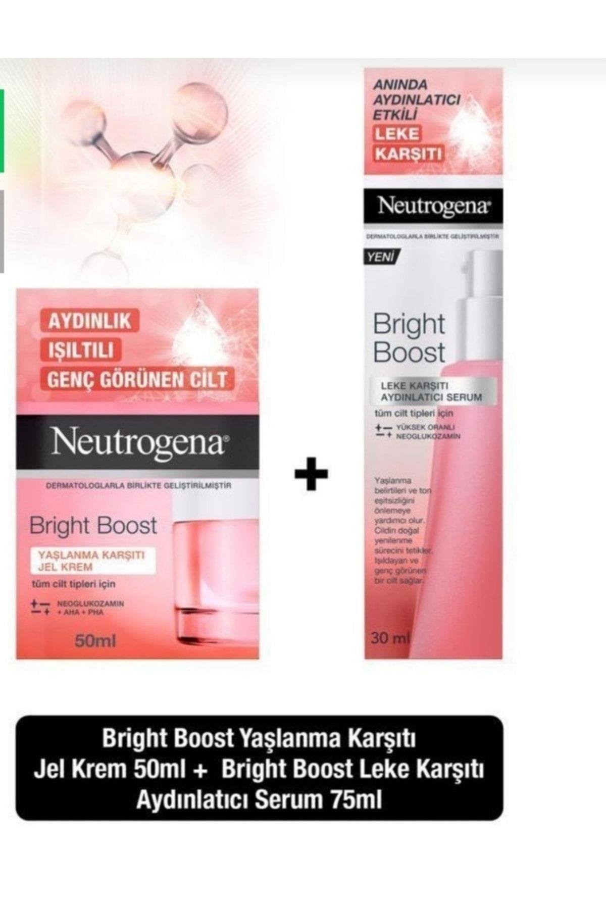 Bright Boost Yaşlanma Karşıtı Jel Krem 50ml +bright Boost Leke Aydınlatıcı Serum75ml