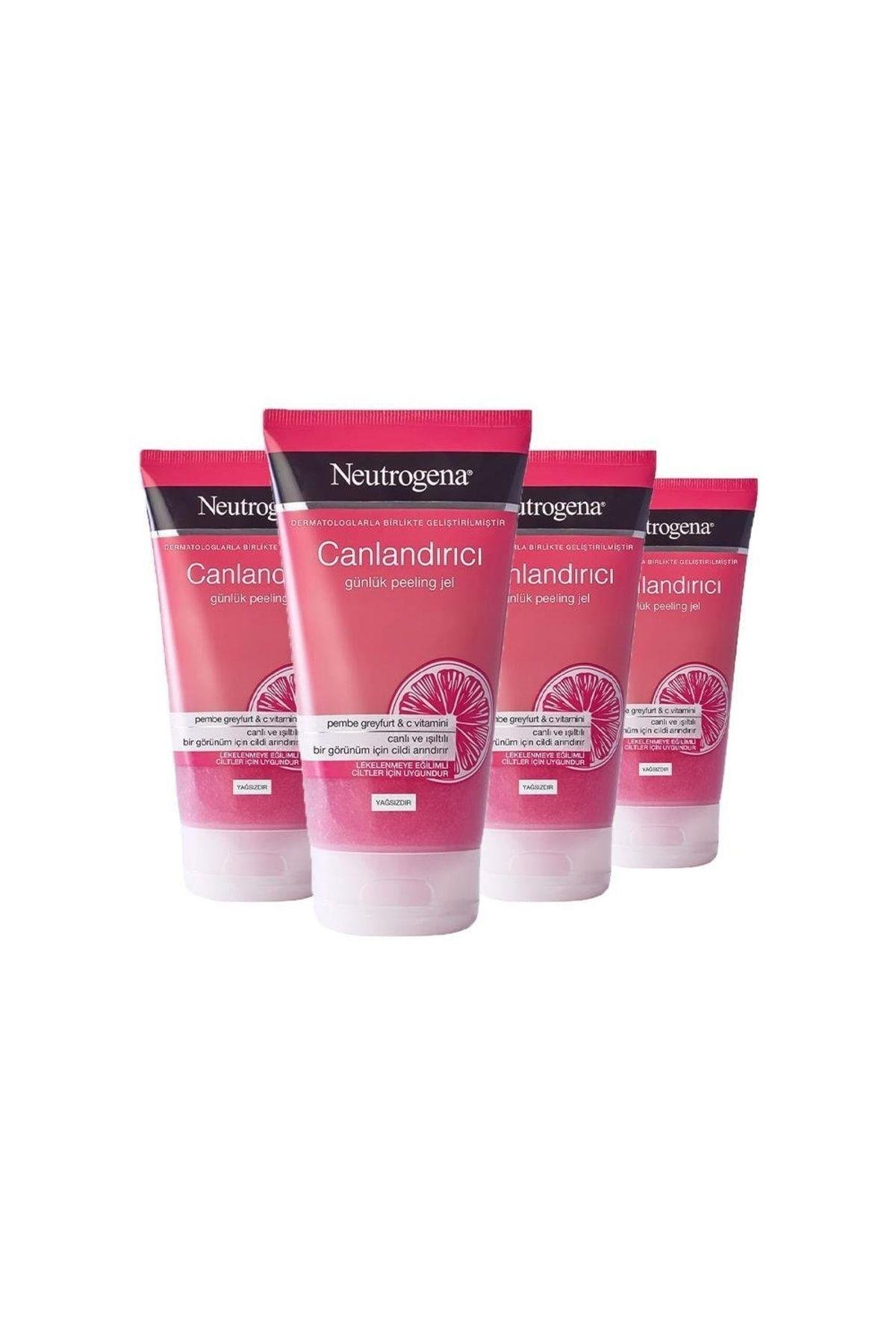 Canlandırıcı Peeling Pembe Greyfurt 150 Ml X 4