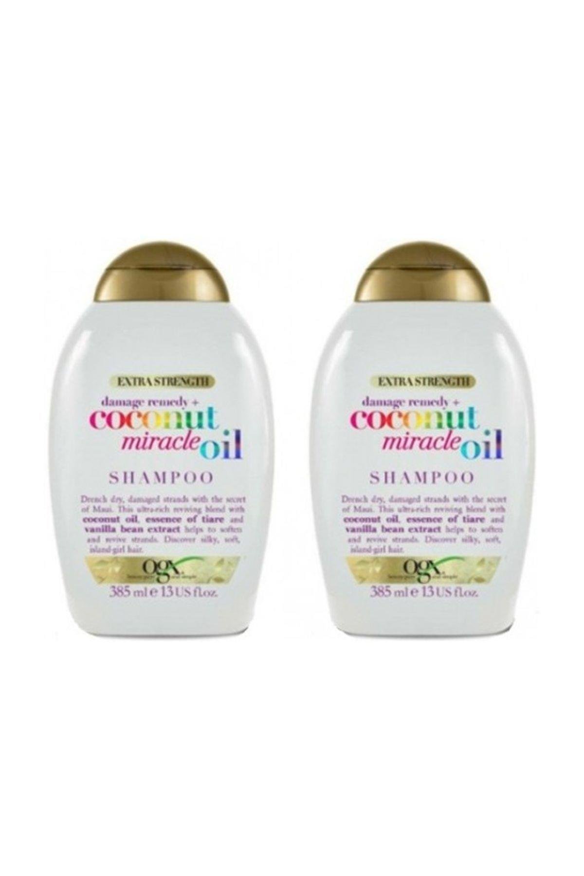 Coconut Miracle Oil Şampuan 385 ml x 2 Adet