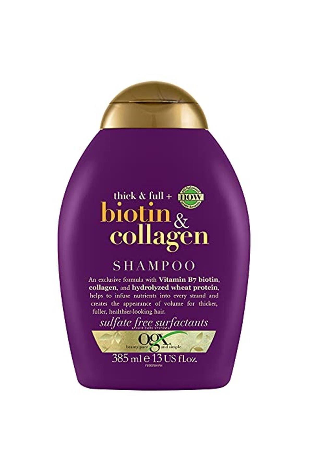 Dolgunlaştırıcı Biotin & Kolajen Şampuan 385 ml