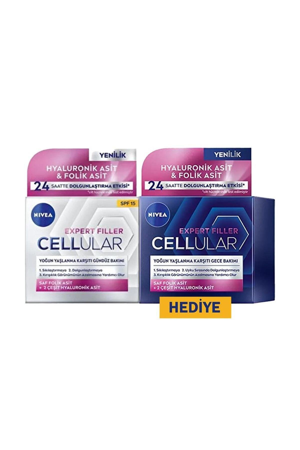 Expert Filler Yoğun Yaşlanma Karşıtı Gündüz ve Gece Bakım Kremi