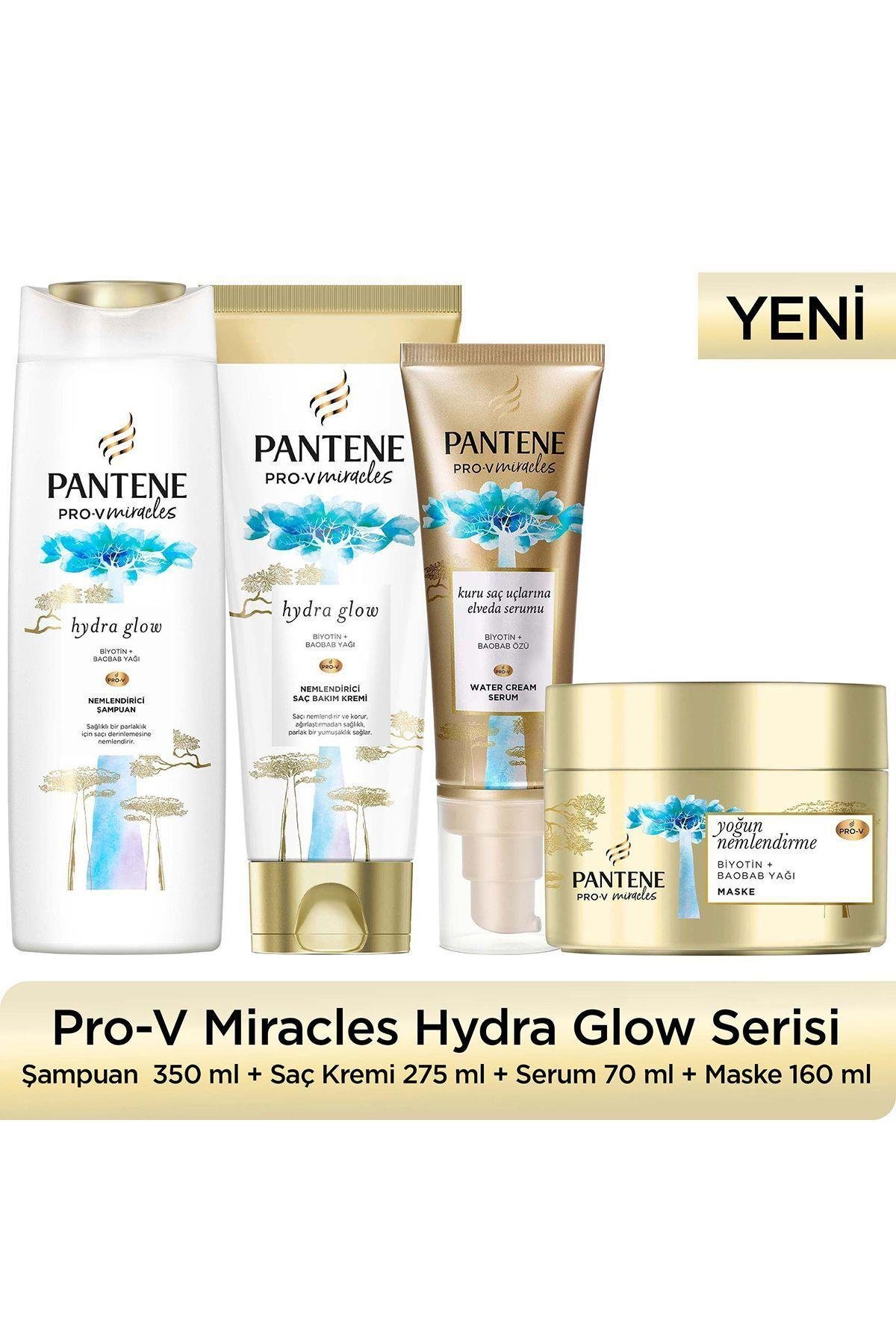 Hydra Glow Maske+Serum+Krem+Şampuan