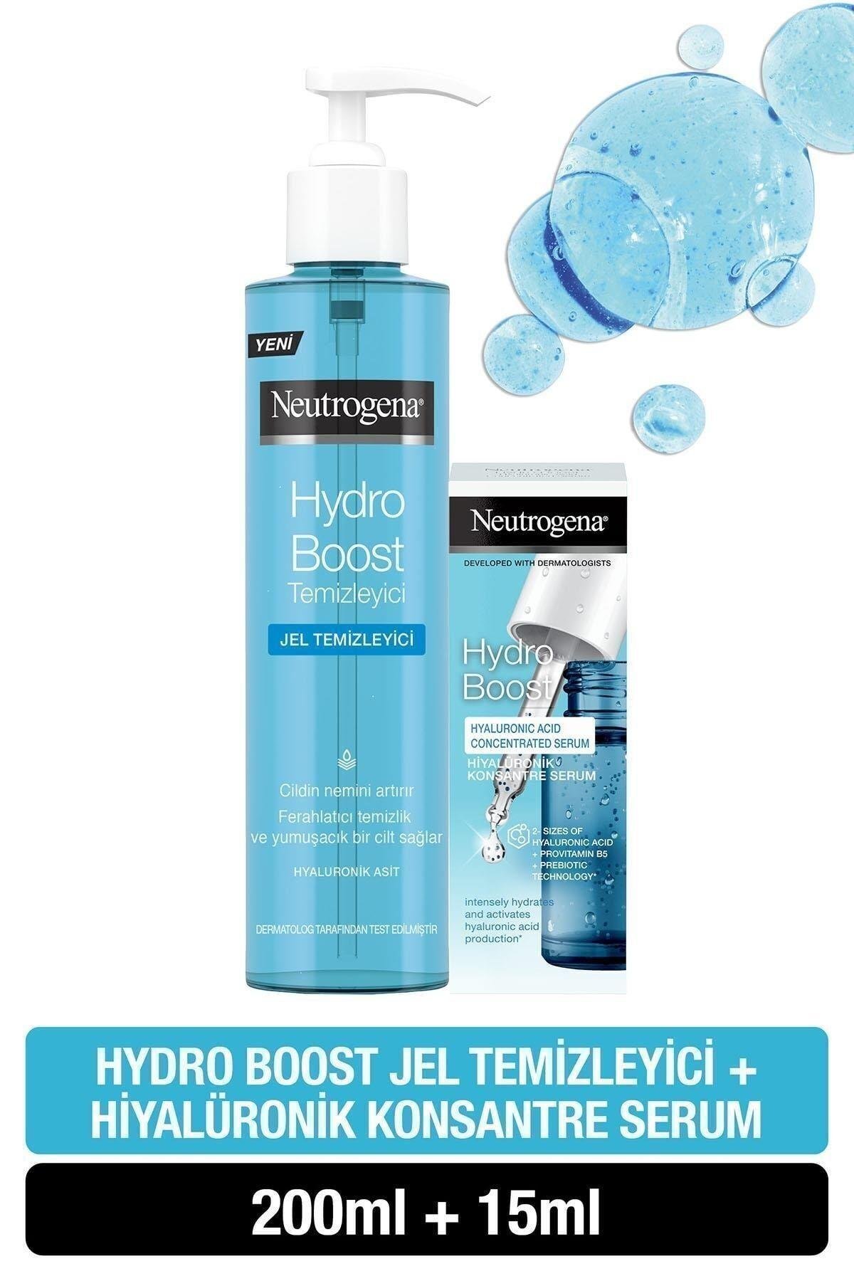Hydro Boost Jel Temizleyici 200 Ml + Hydro Bost Hiyalüronik Asit Konsantre Ser