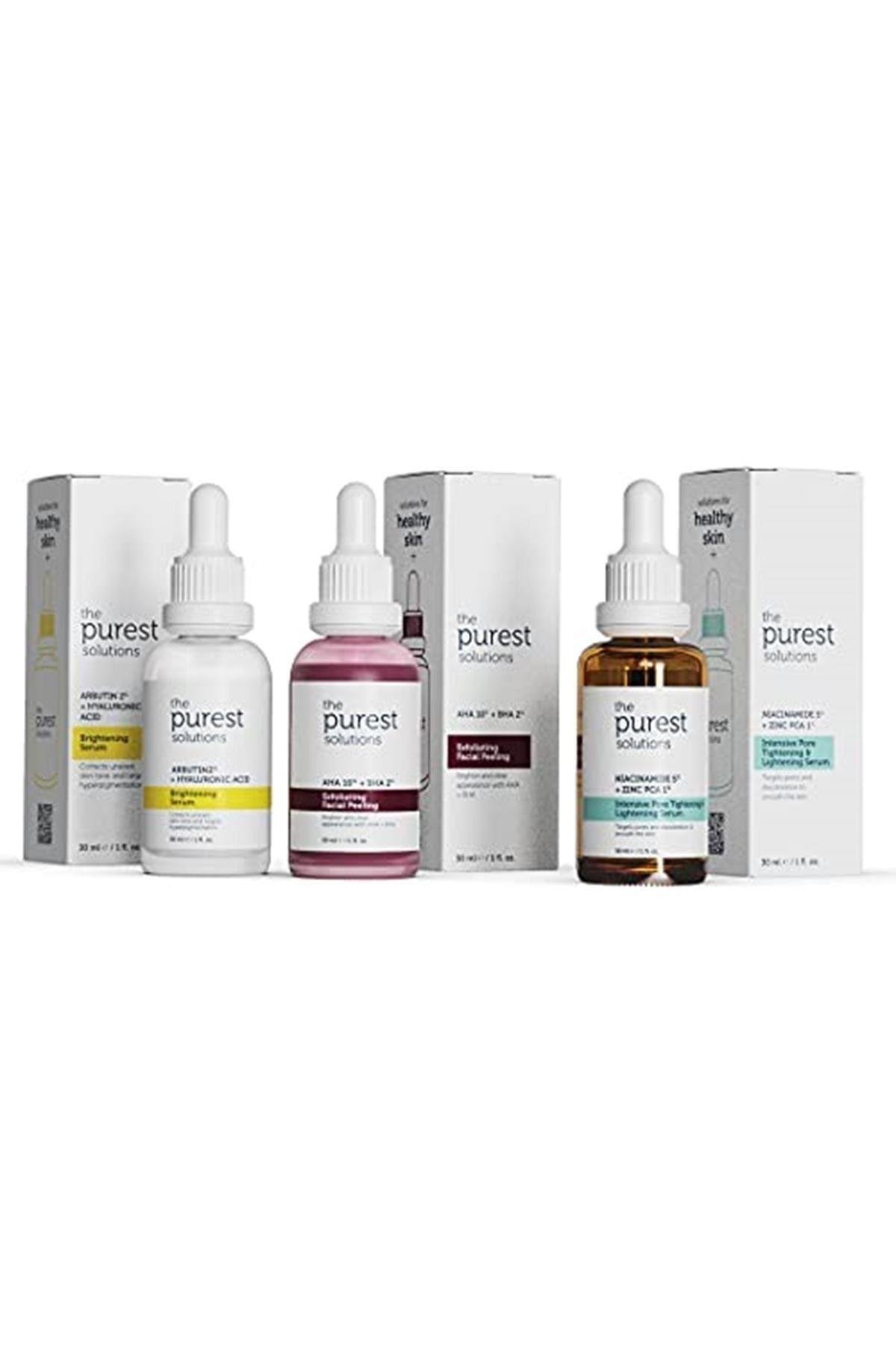 Leke Önleyici, Aydınlatıcı Ve Sivilce & Sebum Dengeleyici Bakım Seti (30ml + 30 Ml + 30ml)