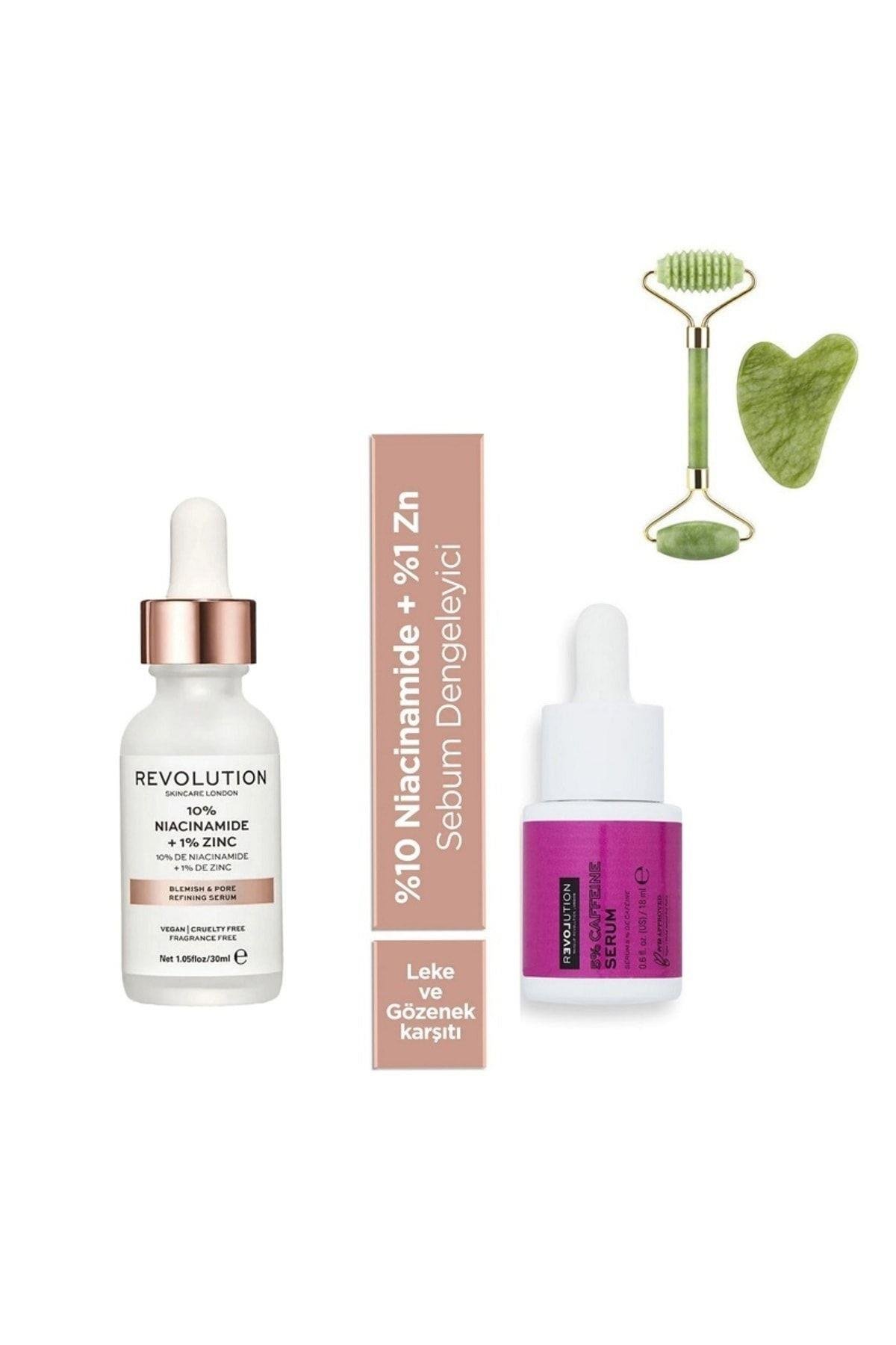 Leke Ve Gözenek Arındırıcı Serum+Enerji Veren Yüz ve Göz Altı Serumu % 5 Cafein