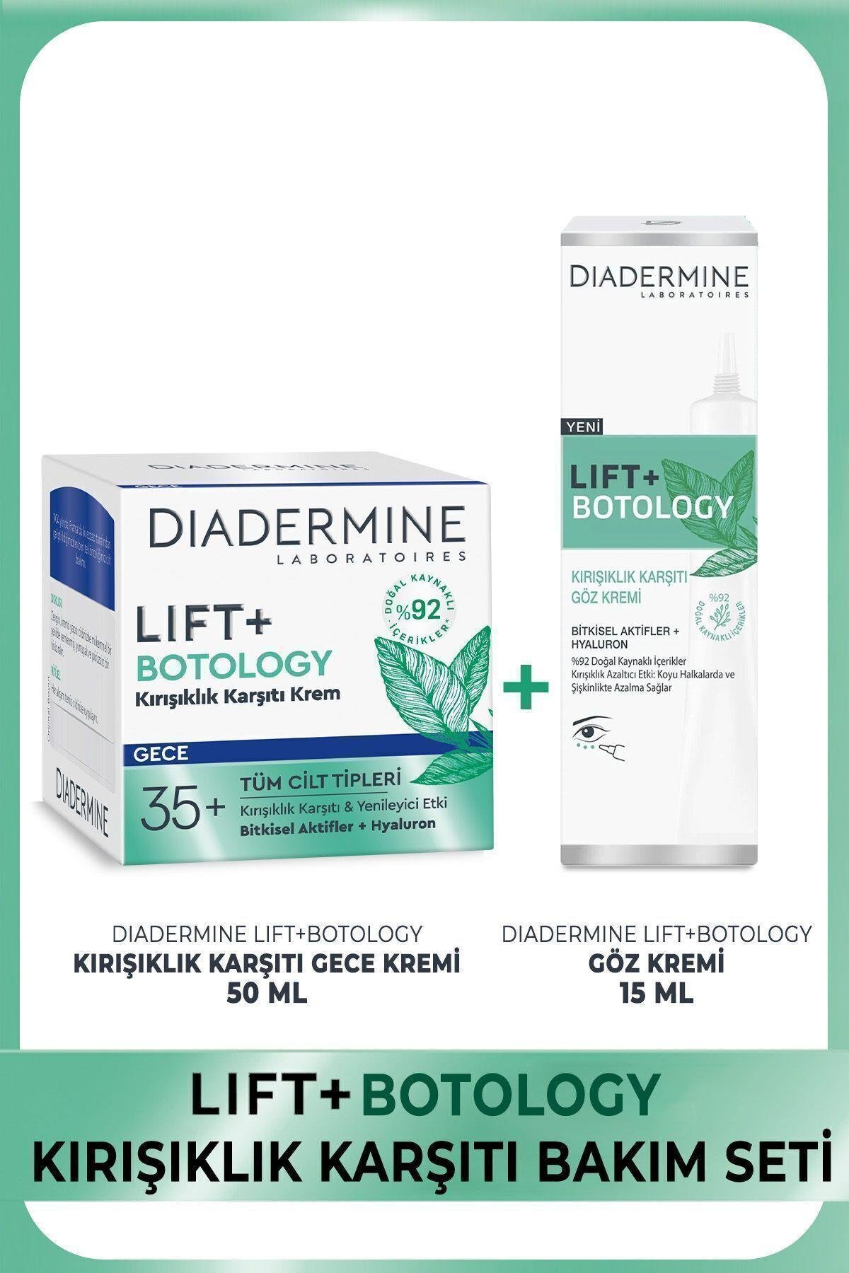 Lift Botology Kırışıklık Karşıtı Gece Kremi 50ml Göz Kremi 15ml