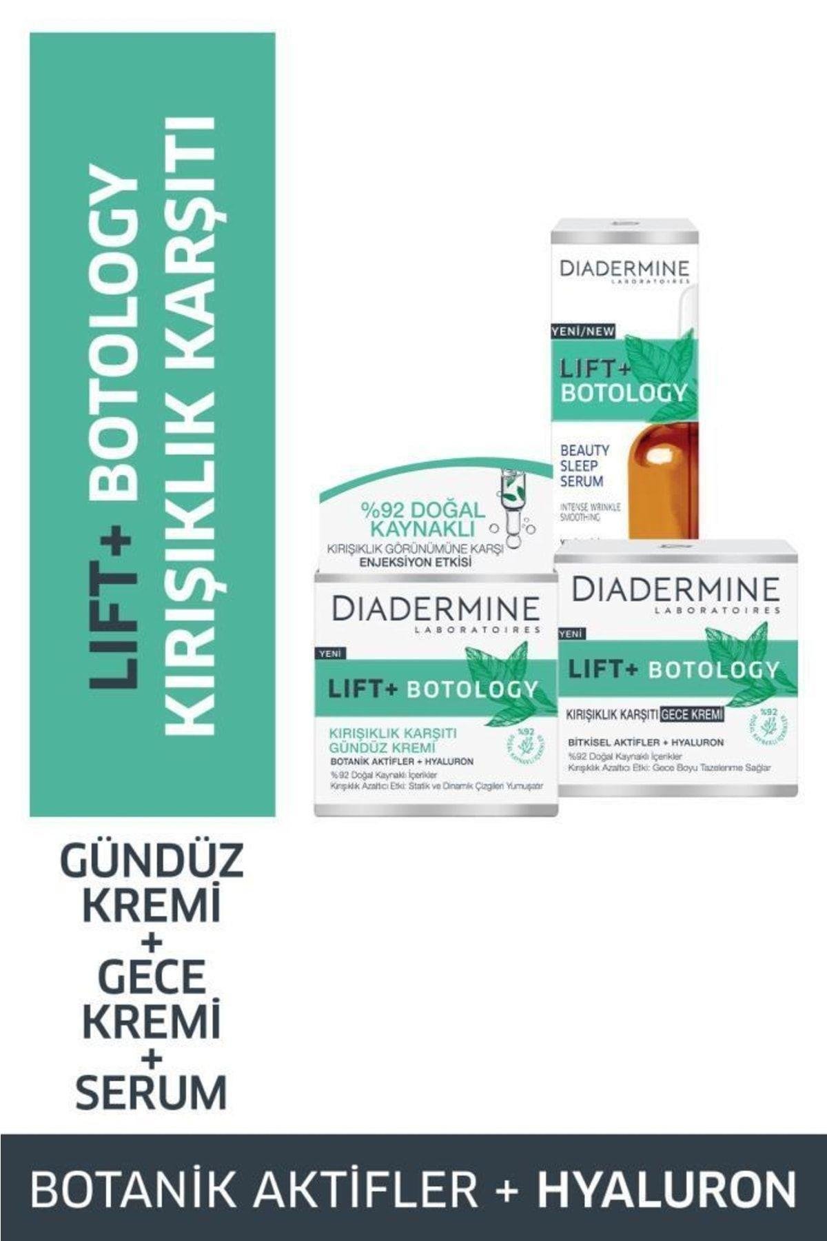 Lift+ Botology Kırışıklık Karşıtı Serum 30 Ml + Gündüz Kremi 50 Ml + Gece Kremi 50 Ml
