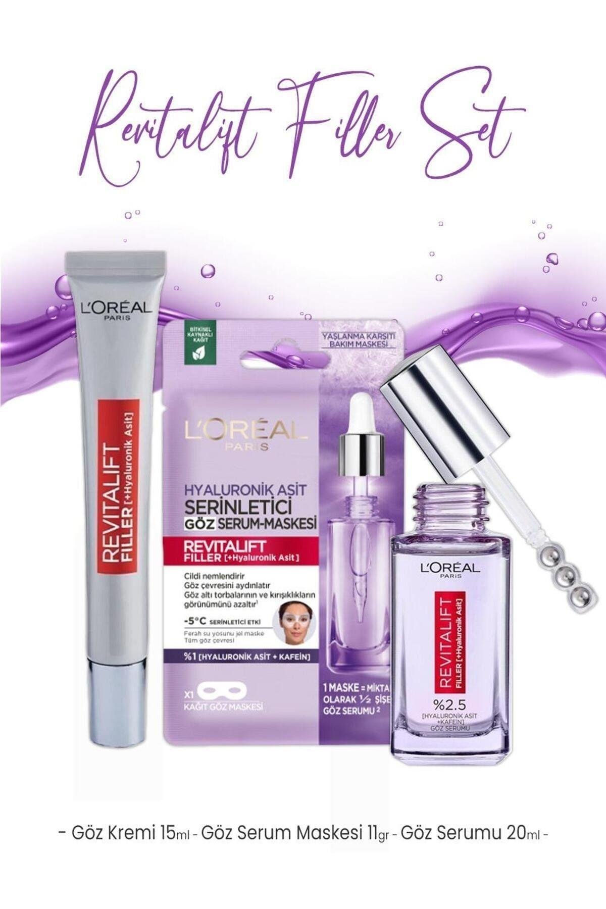 Loreal Paris Revitalift Filler Bakım Seti 2