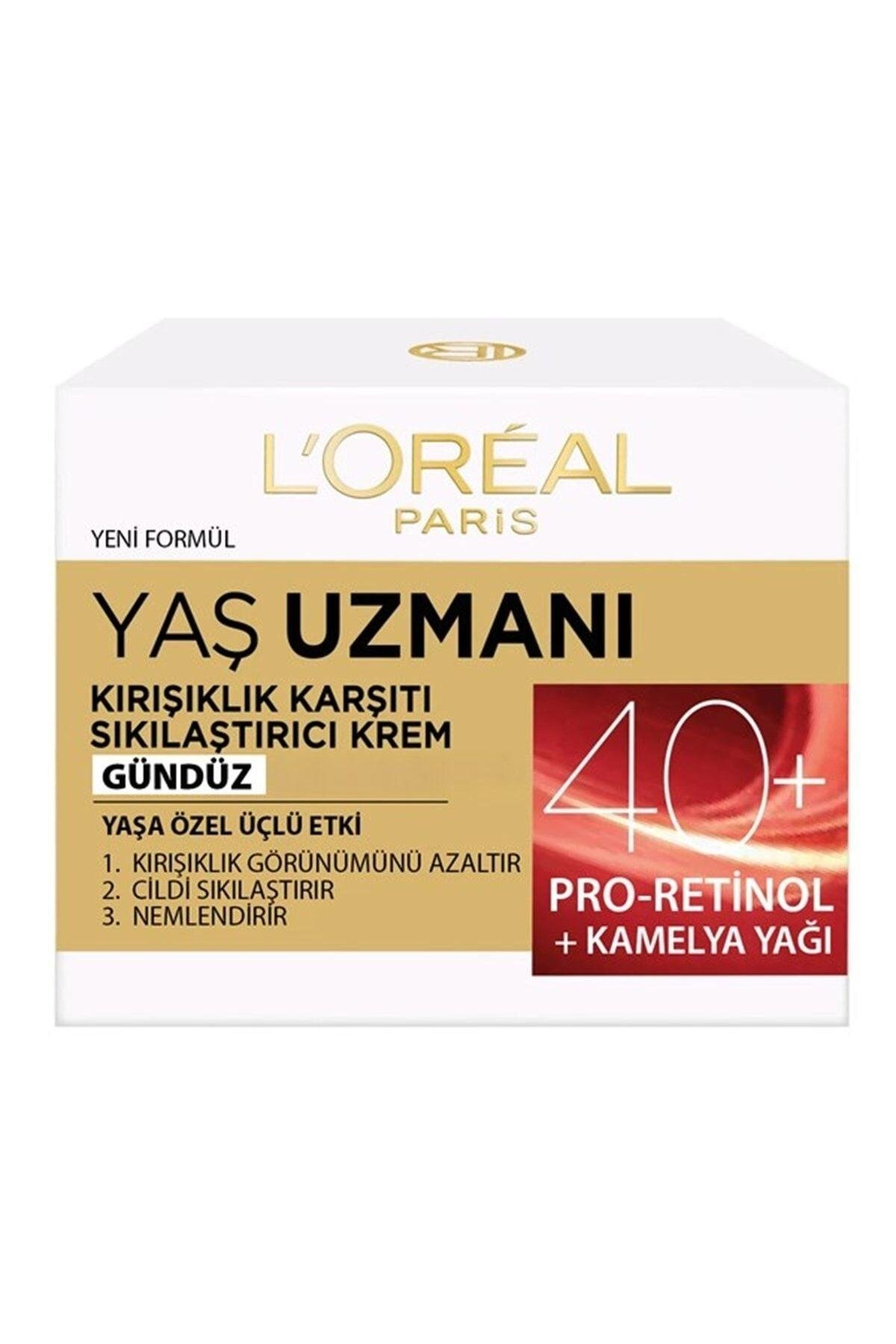 Loreal Yaş Uzmanı Kırışıklık Karşıtı Sıkılaştırıcı Krem Gündüz 50 ml