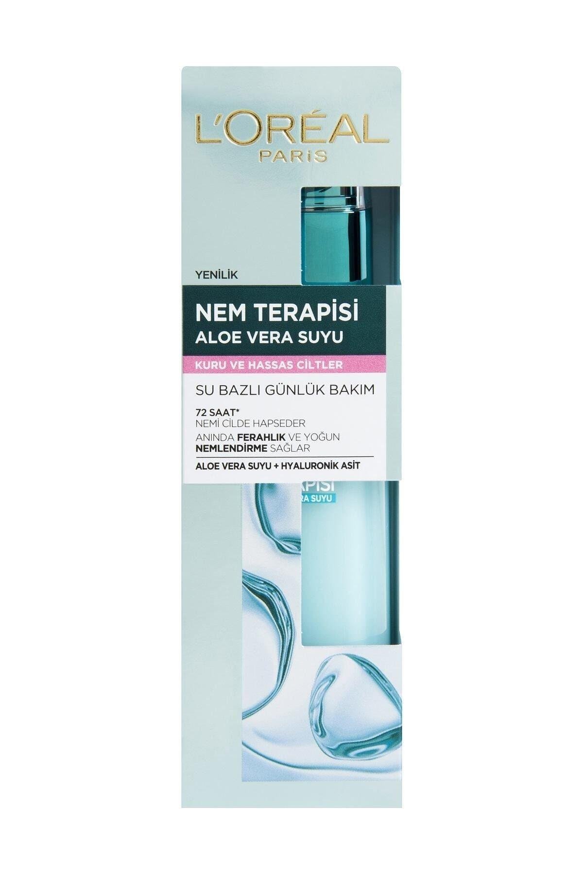 Nem Terapisi Aloe Vera Suyu Kuru Hassas Ciltler İçin 70   ml