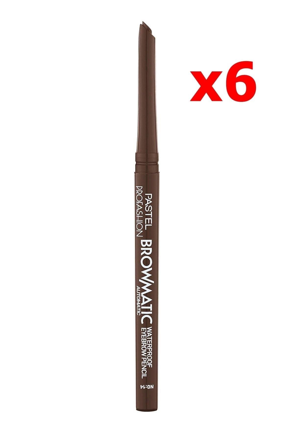 Profashion Browmatic Automatic Waterprof Eye Brow Pencil Kaş Kalemi 14 6 Adet