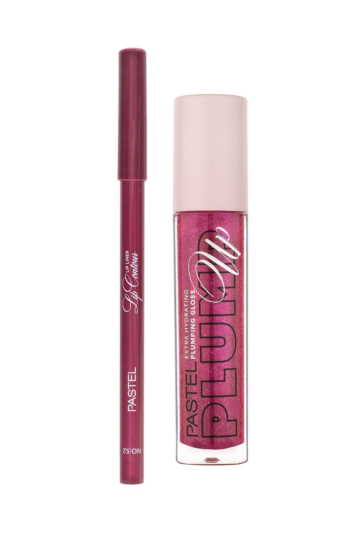 PROFASHION PLUMPING GLOSS 205 + PASTEL LIP CONTOUR LIP LINER 53