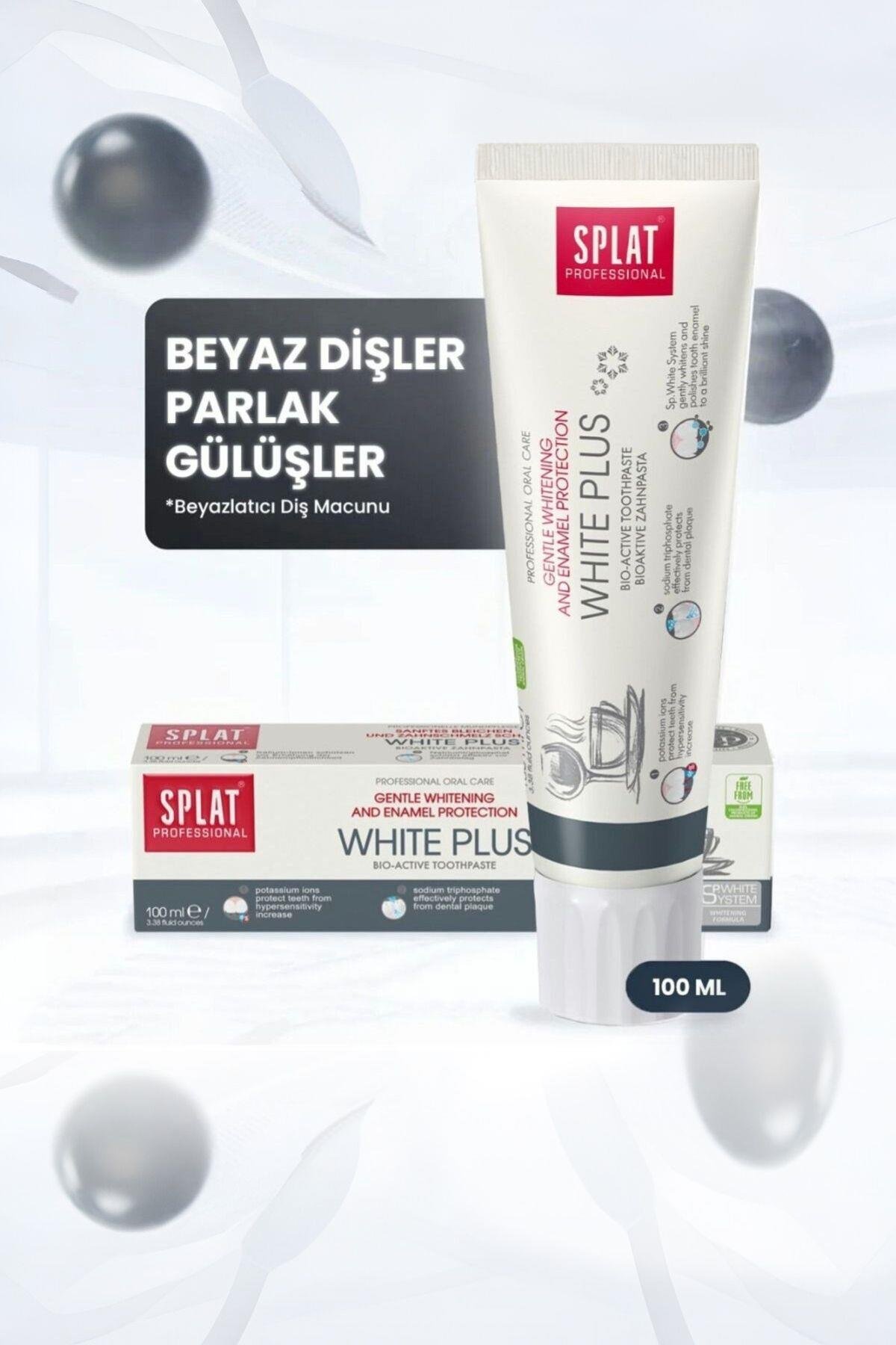 Professional White Plus 100 ml Mine Koruması Ve Beyazlatma Diş Macunu
