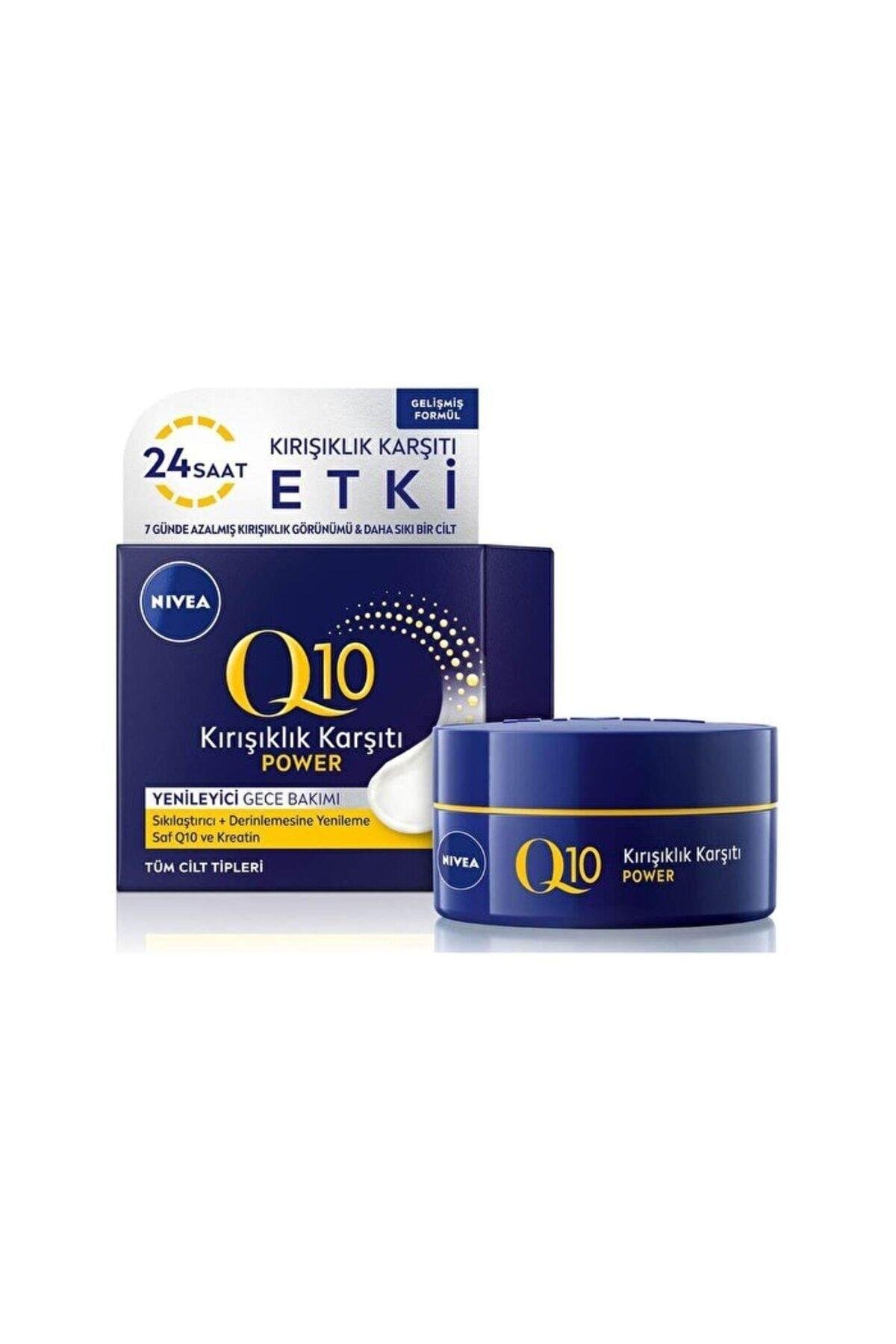 Q10 Cilt Sıkılaştırıcı Kırışıklık Karşıtı - Yüz Gece Kremi - 50 ml