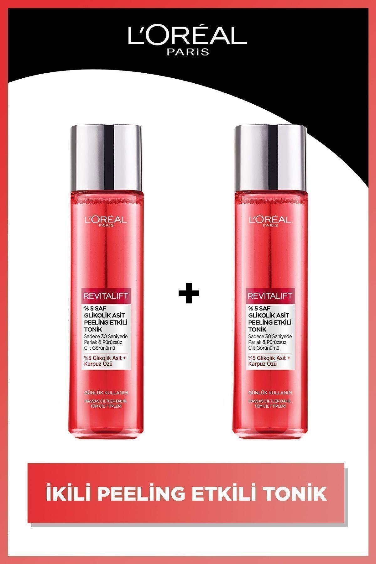 Revitalift %5 Saf Glikolik Asit Peeling Etkili Tonik 180ml 2'li Set