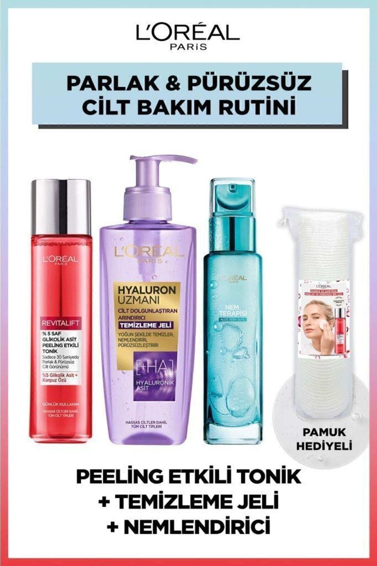 Revitalift %5 Saf Glikolik Asit Peeling Etkili Tonik & Hyaluron Uzmanı Yüz Yıkama Jeli& Nem Terapisi