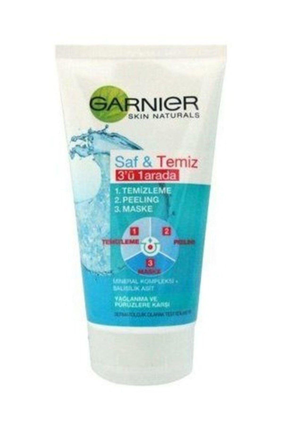 Saf & Temiz 3'ü 1 Arada Temizleme Peeling Maske 150 Ml