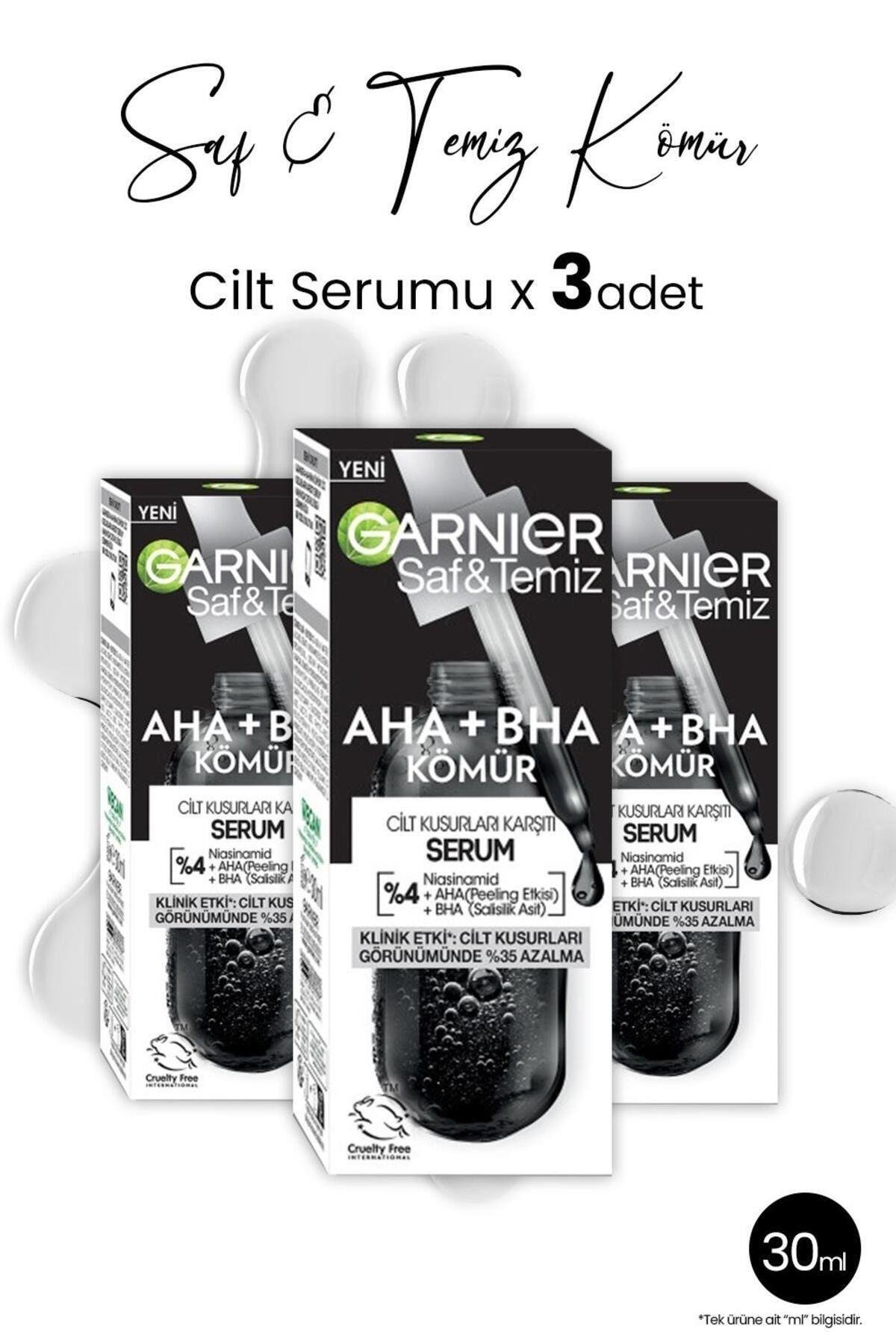 Serum Saf & Temiz AHA + BHA Kömür 30 ml x 3 adet