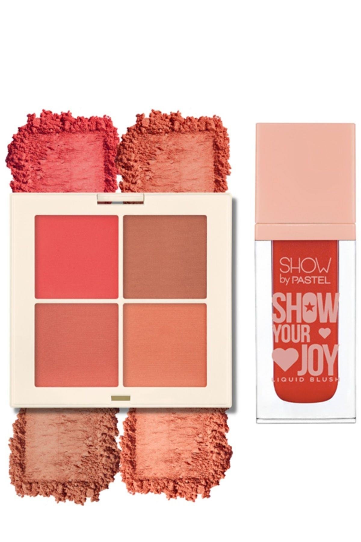 Show Your Mood Blush Set - Allık Seti 442 Dreamy + Show Your Joy Liquid Blush - Likit Allık 52