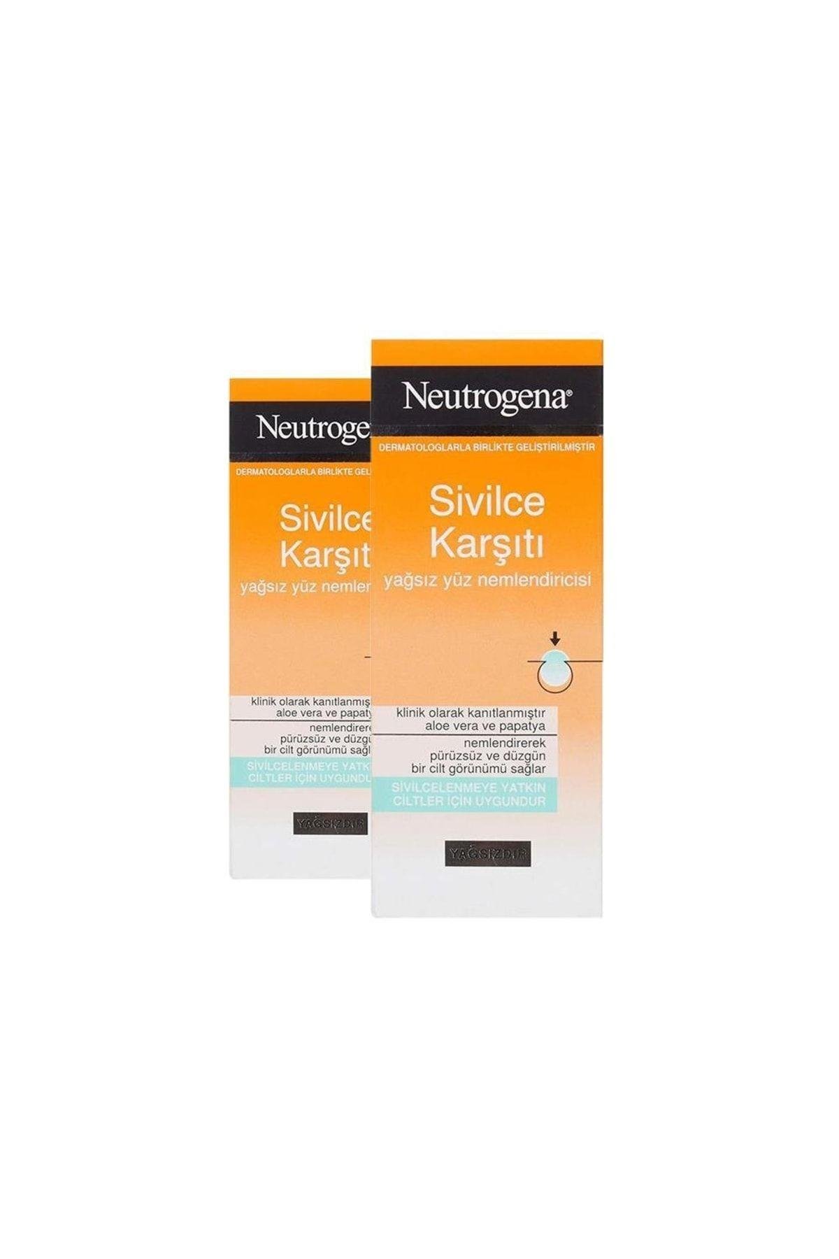 Sivilce Karşıtı Yağsız Yüz Nemlendiricisi 50 Ml X 2