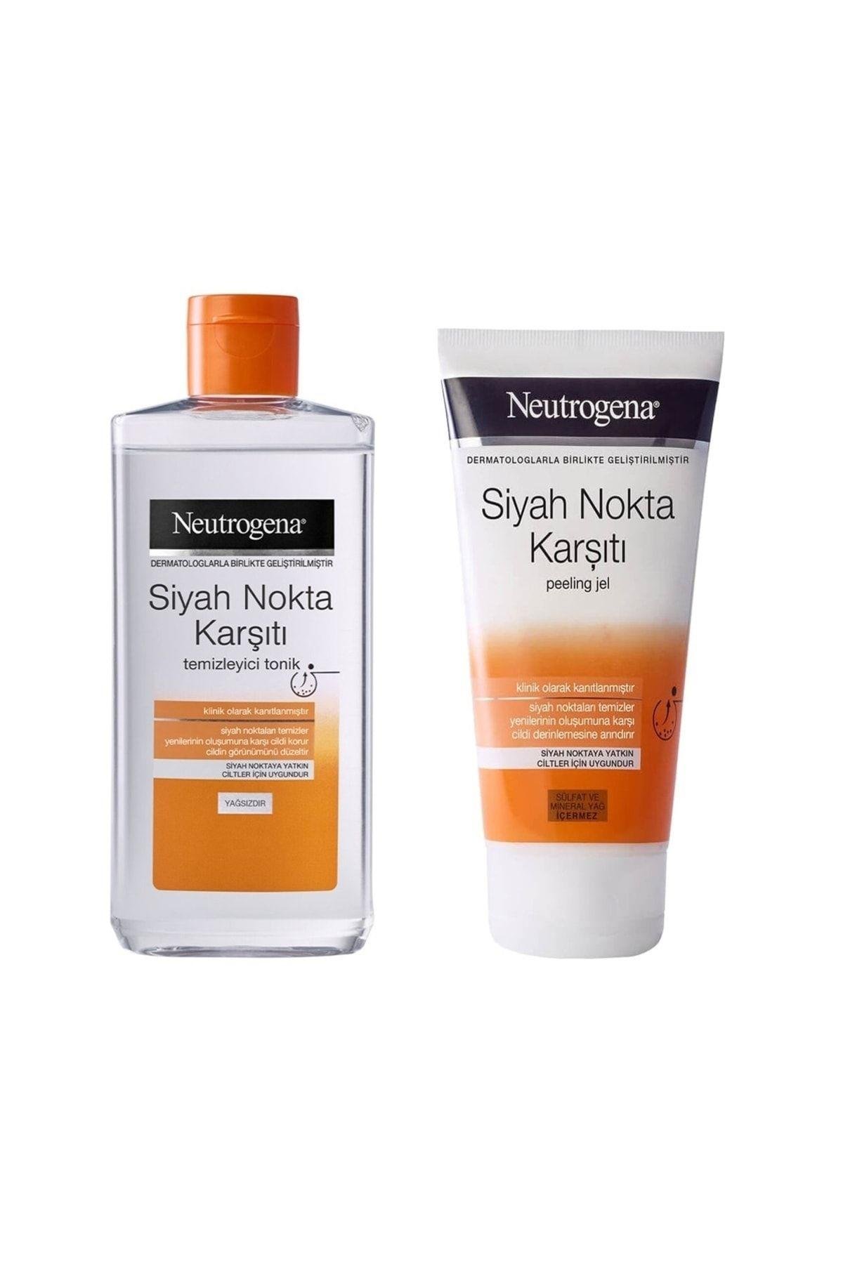 Siyah Nokta Karşıtı Temizleyici Tonik 200ml + Peeling Jel 150ml 2'li Set