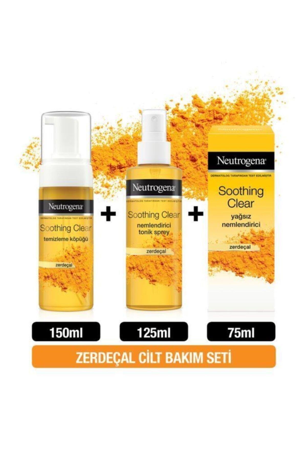 Soothing Clear Köpük 150 ml + Tonik 125 ml + Yağsız Nemlendirici 75 ml