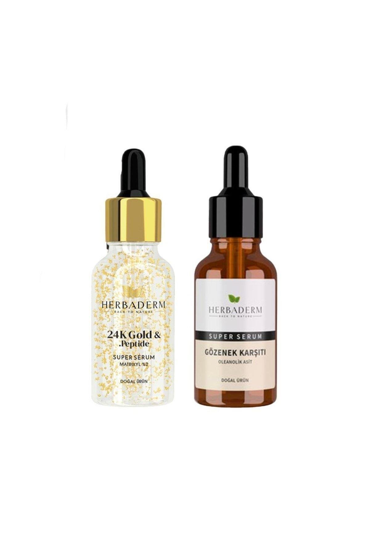 Super Serum 24k Gold & Peptide 30 Ml Ve Gözenek Karşıtı 30 Ml