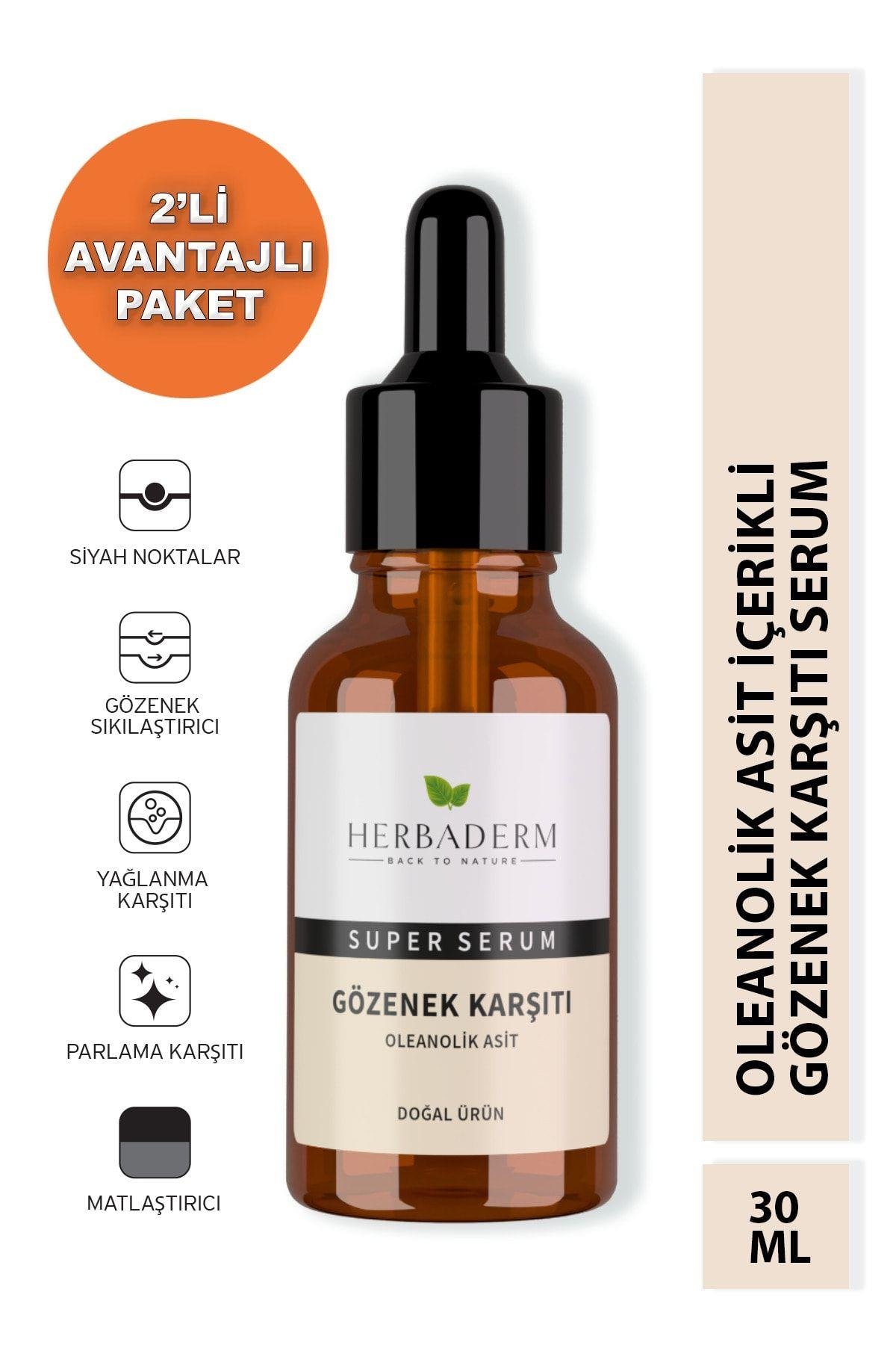 Süper Serum (OLEANOLİK ASİT) Gözenek Karşıtı 30 ml X2