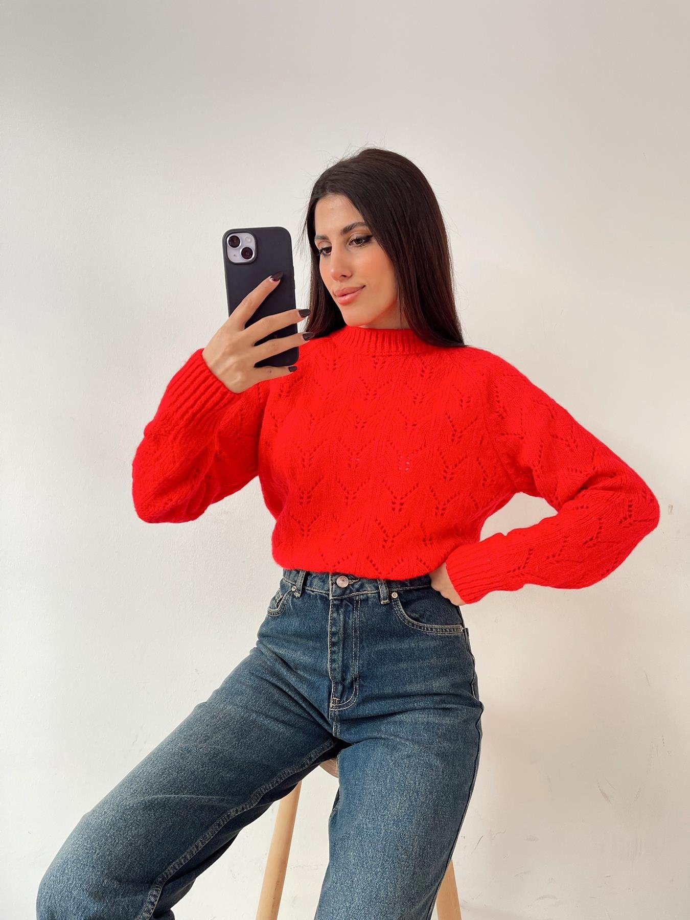 Ajurlu Kazak KIRMIZI