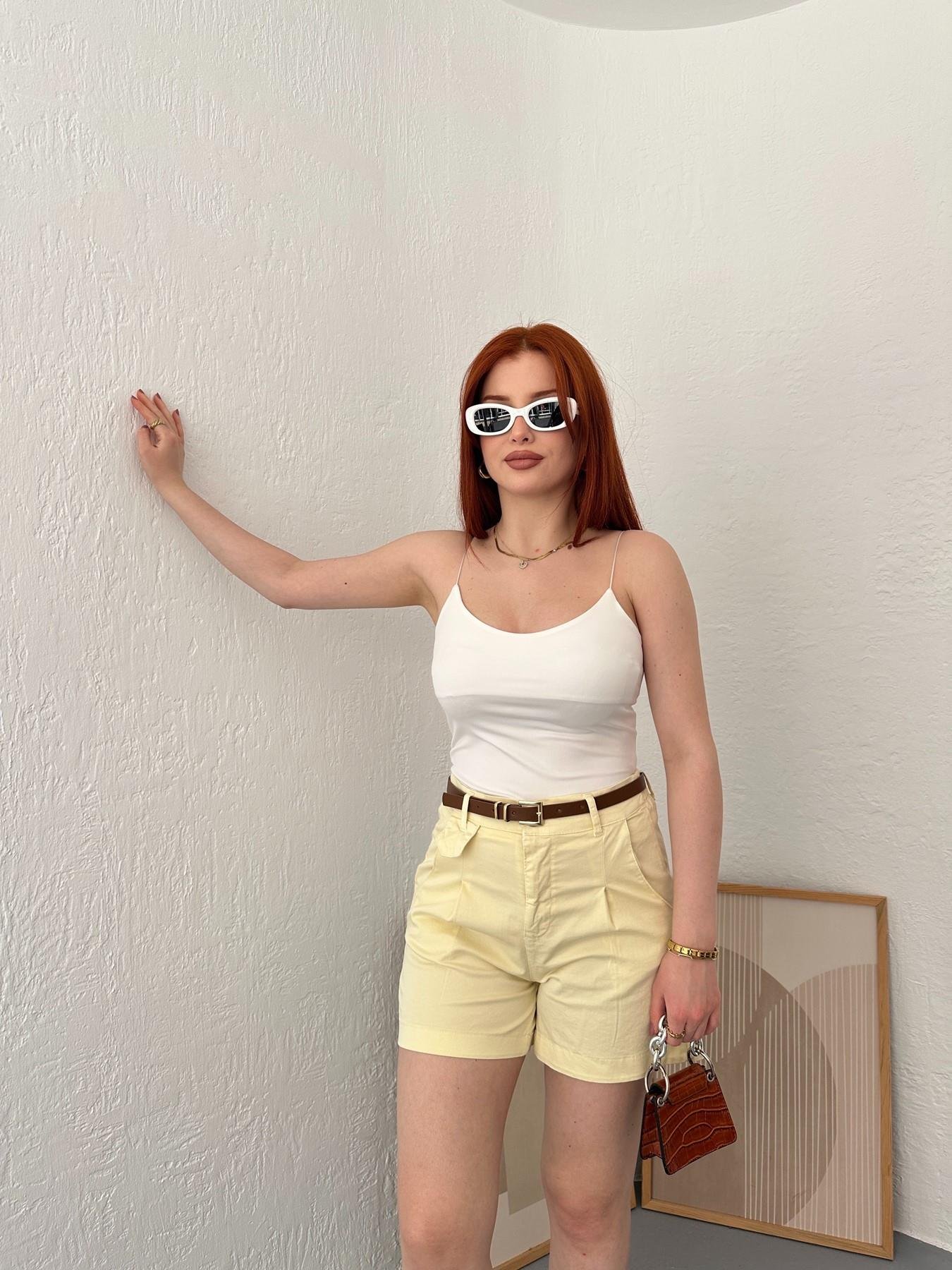 Askılı Kısa Body Ekru