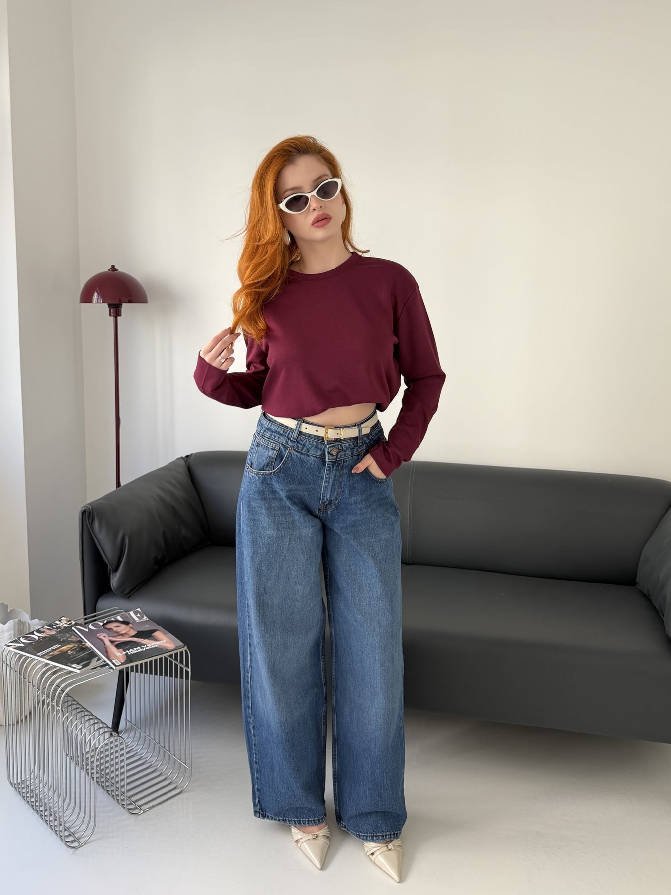 Balon Jean Pantolon Mavi