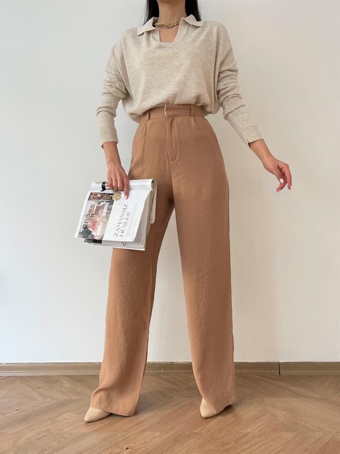 Bol Paça Pantolon CAMEL