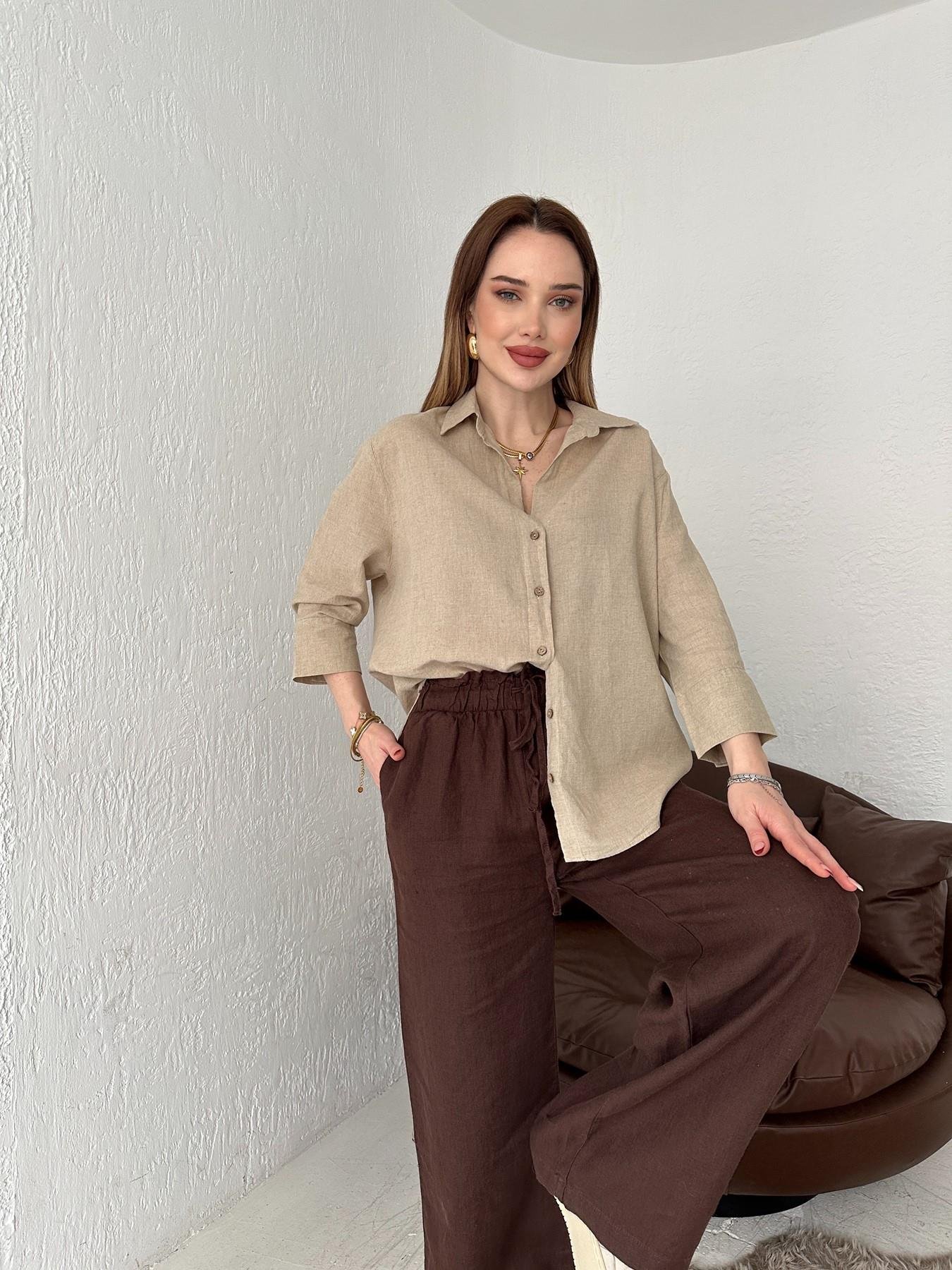 Cepsiz Keten Gömlek Taş