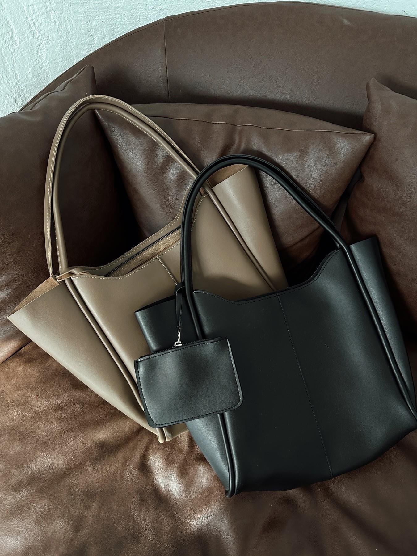 Cüzdan Detay Omuz Askılı Çanta SİYAH