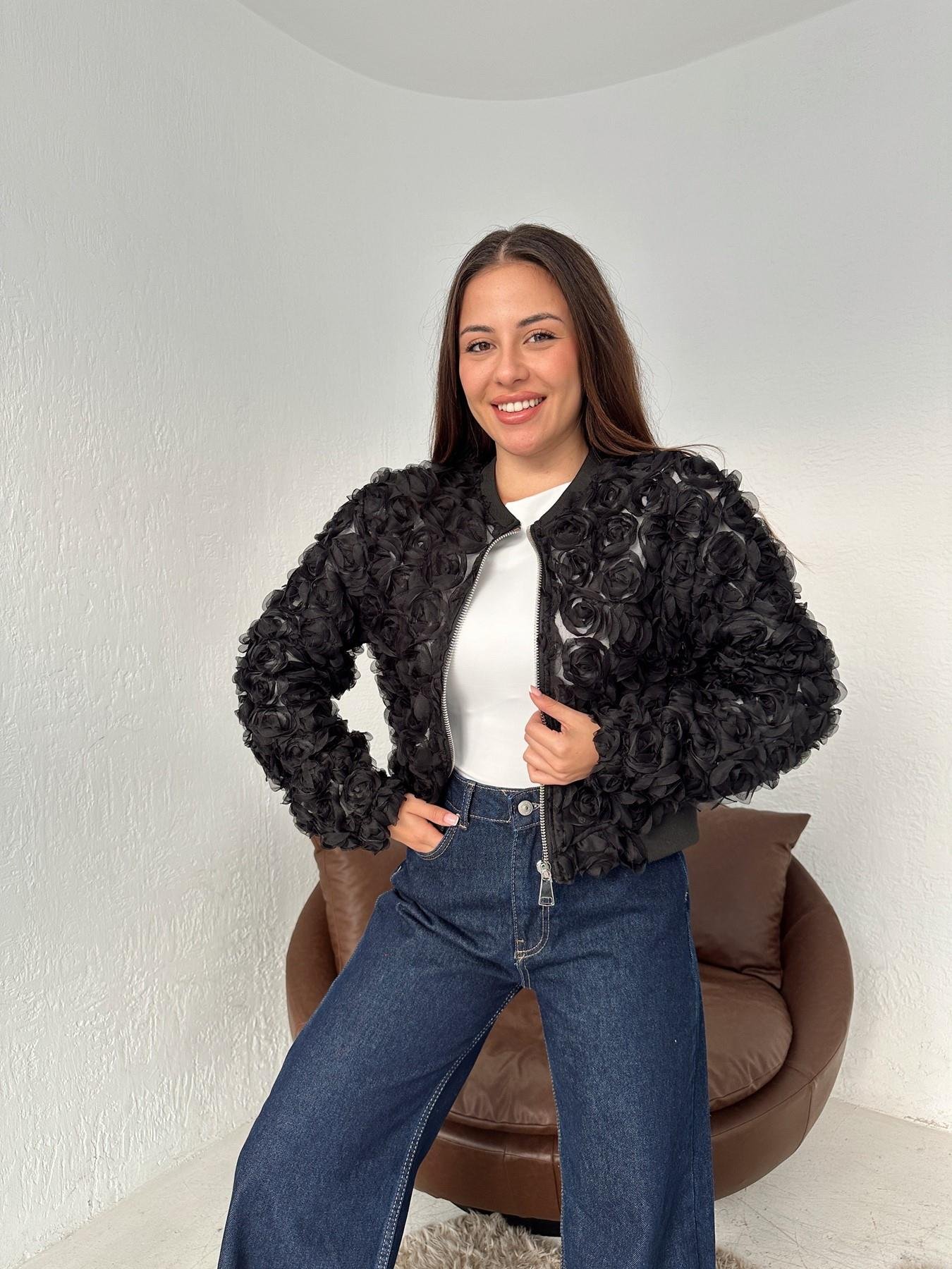 Güllü Ceket SİYAH