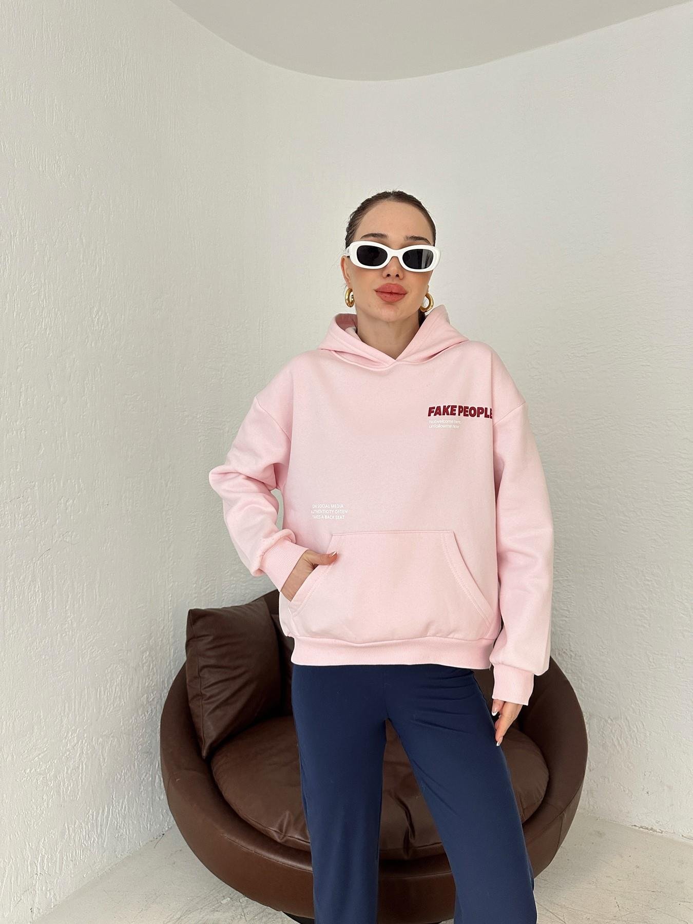 Kapüşonlu Sweatshirt PUDRA